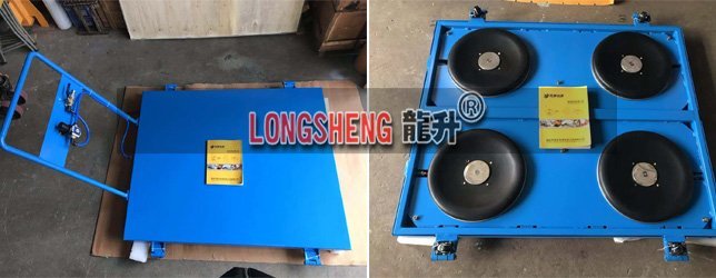 平闆氣墊(dian)搬運(yun)車實拍圖(tu)片